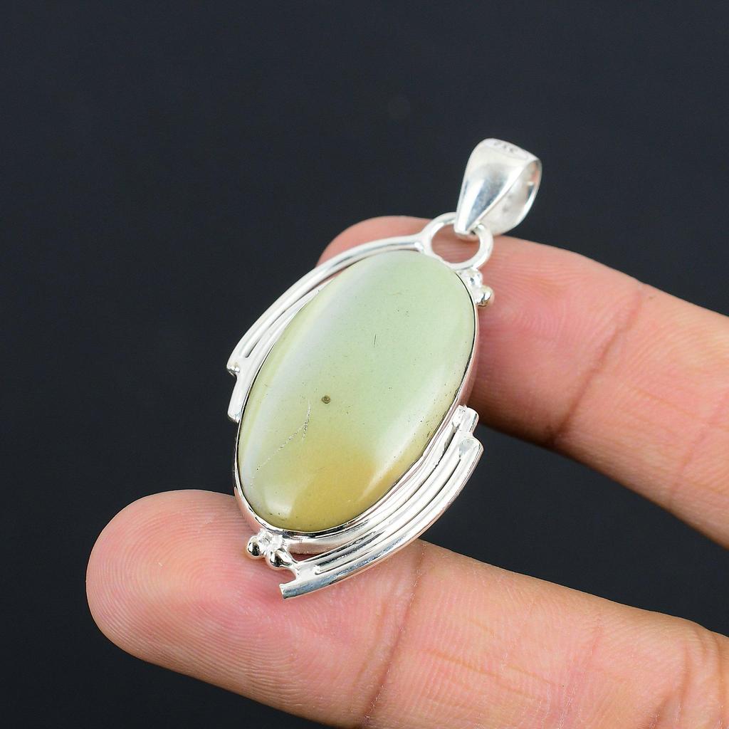 Womens day Sale Imperial Jasper Gemstone New Pendant Jewelry 925 Sterling Silver