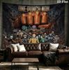 Onepunch Man Wall Tapestry Aesthetic Wall Hanging Printed Fabric Blanket Decorative Tapestries For Bedroom Living Room Home Decor