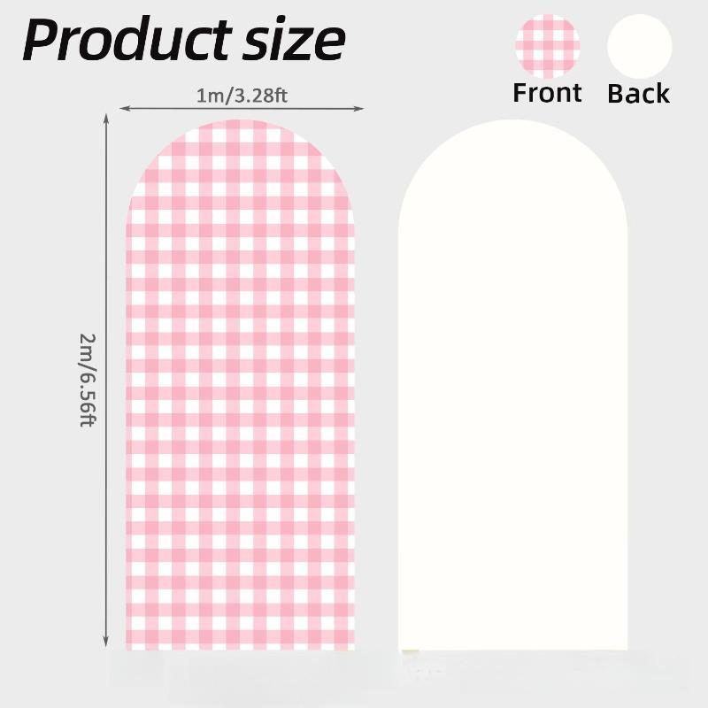 86x200cm Print Arch Cover Spandex Fitted Backdrop for Cow Theme Photo Background Birthday Party Baby Shower Wedding Decorations