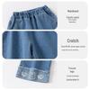 Banxidi Girls' Casual Straight-Leg Jeans