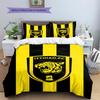 Al-Ittihad Club Pattern Bedding,Quilt Set Quilt Cover Pillowcase Home Birthday Gift (1 * duvet cover + 2 * pillowcase, without core)