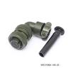 MS3106A 14S-2S 14S-2P MS3102A MS3108A MS3100A MS3101A Round Cable Over Signal Aviation Connector Plug Seat with Tail Clip MS2504