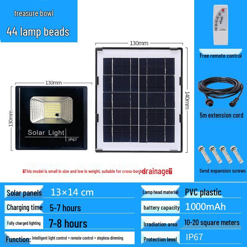 Super Bright Solar Lights for Outdoor Courtyard and Rural Doorways