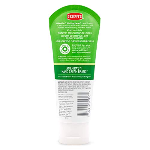O'Keeffe's Working Hands Hand Cream, 3 Oz. Tubes, 5-Pack (K0290004-5)