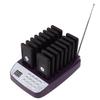 Cercapersone per ristoranti, cicalini wireless, portata 200 m, 16 cercapersone, vibrazione, segnale acustico, cicalino lampeggiante, cercapersone