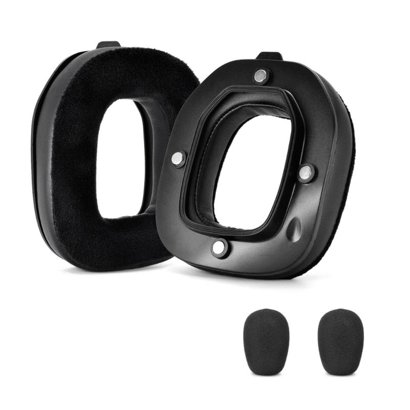 DurabilityReplacement Megnetic Button Ear Cushions Microphone Foam for A40TR Headsets High Density Noise Isolation