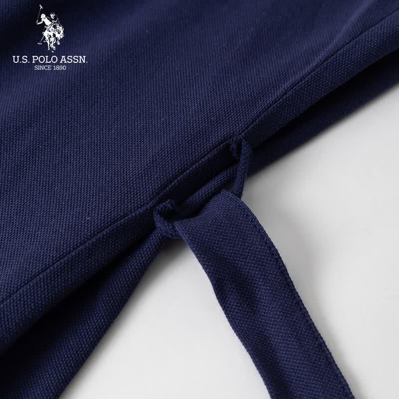U.S. Polo Assn. Dámské letní štíhlé polo maxi šaty