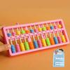 Black Blue Pink Calculation Bead Plastic Calculation Rack Counting Abacus  Intelligence Development