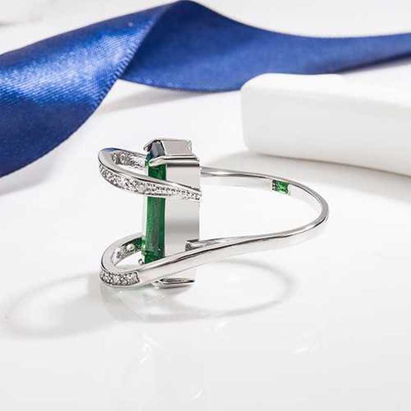 Sace Gems Classic  Zircon Ring Ladies Jewelry Wedding Promise Party Gift