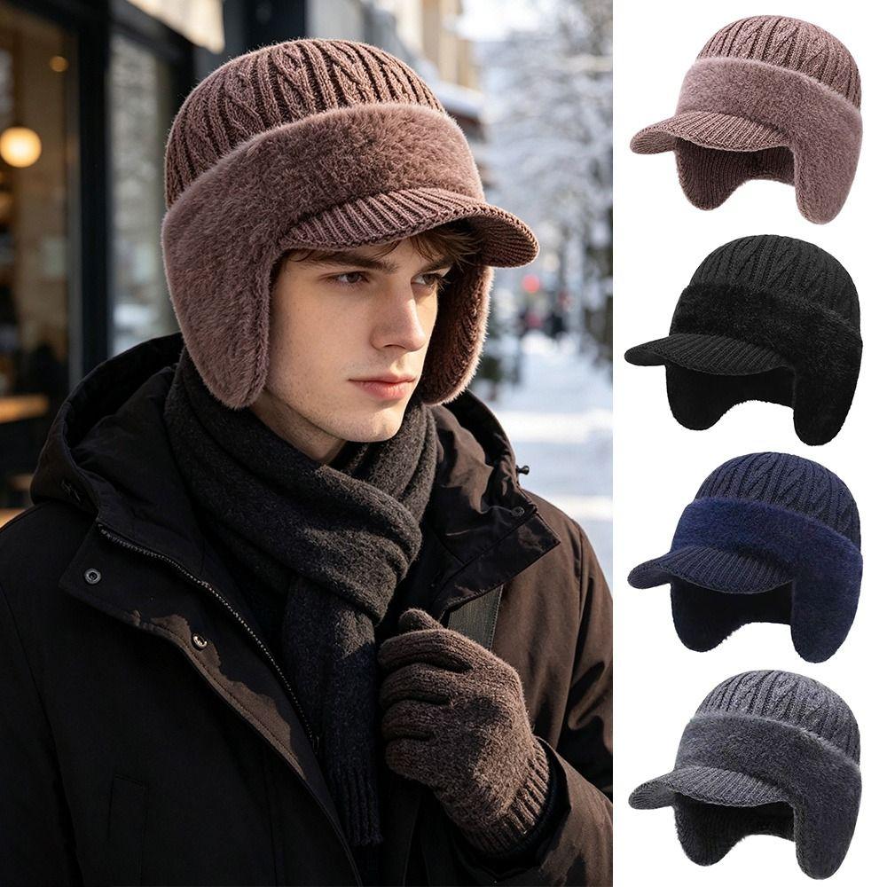 Fleece Lined Thermal Winter Hat Warm Baseball Cap Fashion Dad Hat Outdoor