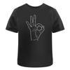 Hand Sign Okay' Cotton T Shirt Ta049836