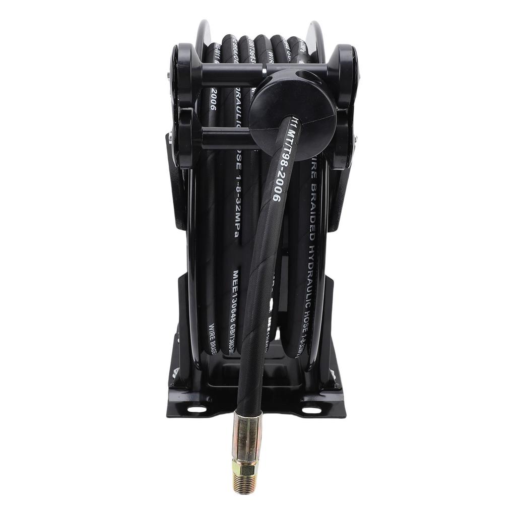 Naviják hadice pro vysokotlaký čistič 3/8 palce X 32,81 stopy Automatické navíjení Odolný zatahovací naviják hadice pro tlakové mytí s 4,9 stopy ing