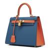 New leather creative color matching design palm pattern shoulder messenger bag fashionable versatile handbag