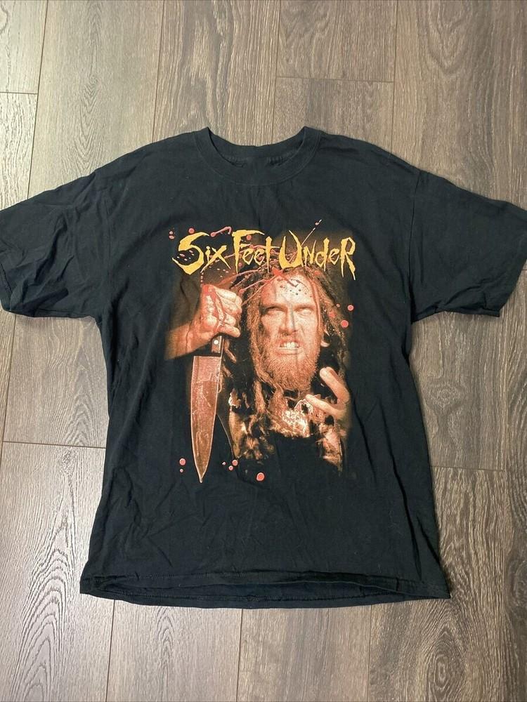 Six Feet Under 1999 Vintage Band T-Shirt Unisex Cotton Tee S-4XL Unisex T-Shirt S