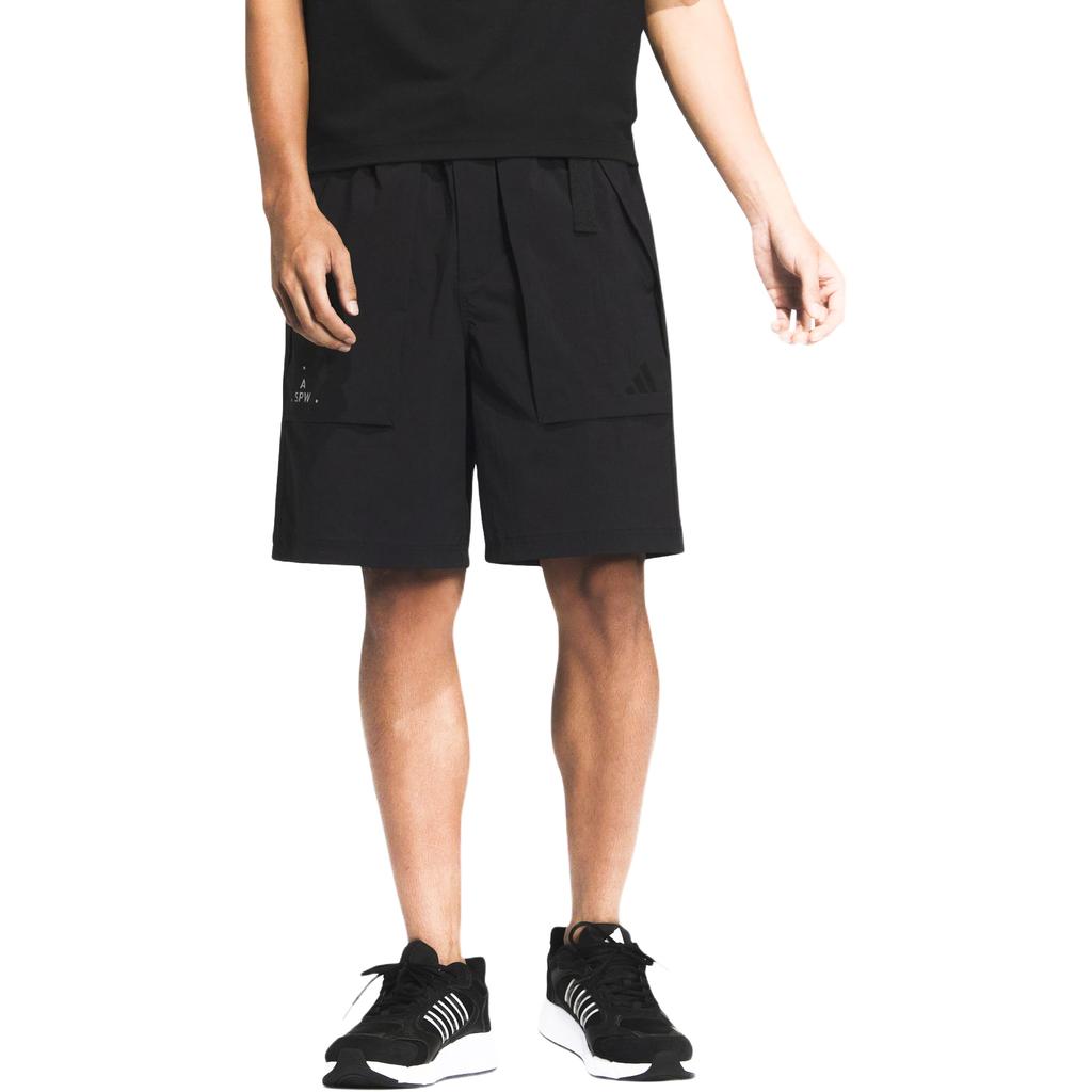 Adidas Water-Repellent Sports Shorts Men Bottoms Black JN9452