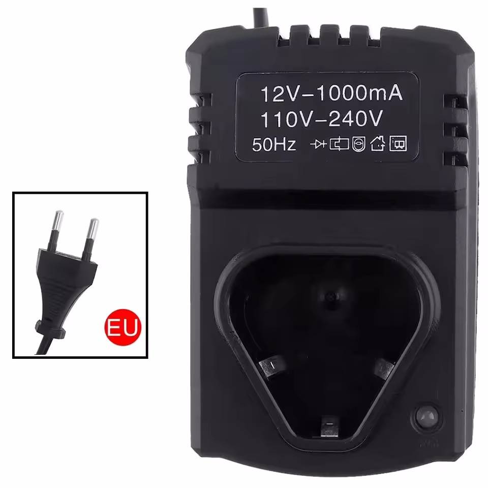 12V Electric Drill Charger Charger Li-ion Rechargeable US/EU Charger Portable Rechargeable Lithium Drill Air Tool Accessories