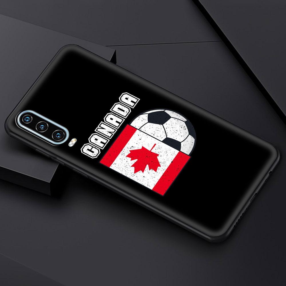 Maple Canada Flag Football For Huawei P30 Lite Phone Case For Huawei P50 Pro P20 P40 Lite E P Smart Z 2021 Y6 Y9s Y7a 2019 Cover