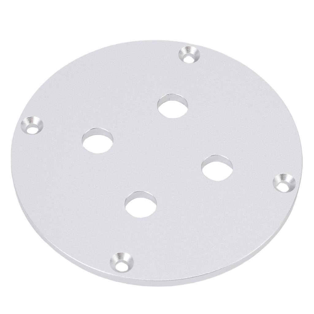 Audio Wall Plate Aluminum Alloy 4 Position Speaker Binding Post Wall Terminal Plate for Dual 1 4 in Headphone Jacks