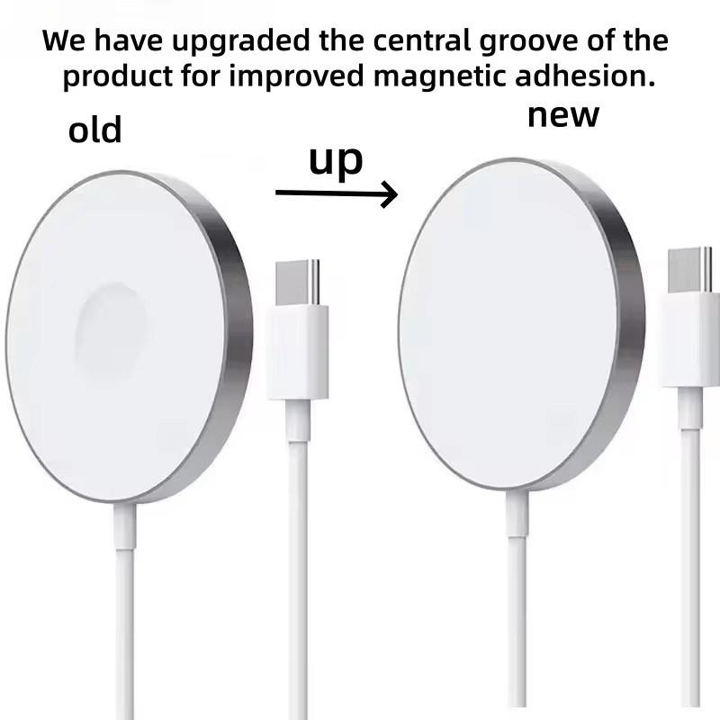 Fast Charger Original Magnetic Wireless Charging Device For iPhone17 16 15 14 13 12 Pro Max Mini USB C 8 Plus XR X XS MAX Airpods