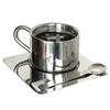 304 Stainless Steel Tea Cup Set Heat Resistant Water Cup High-end Coffee Cup Set  Restaurant