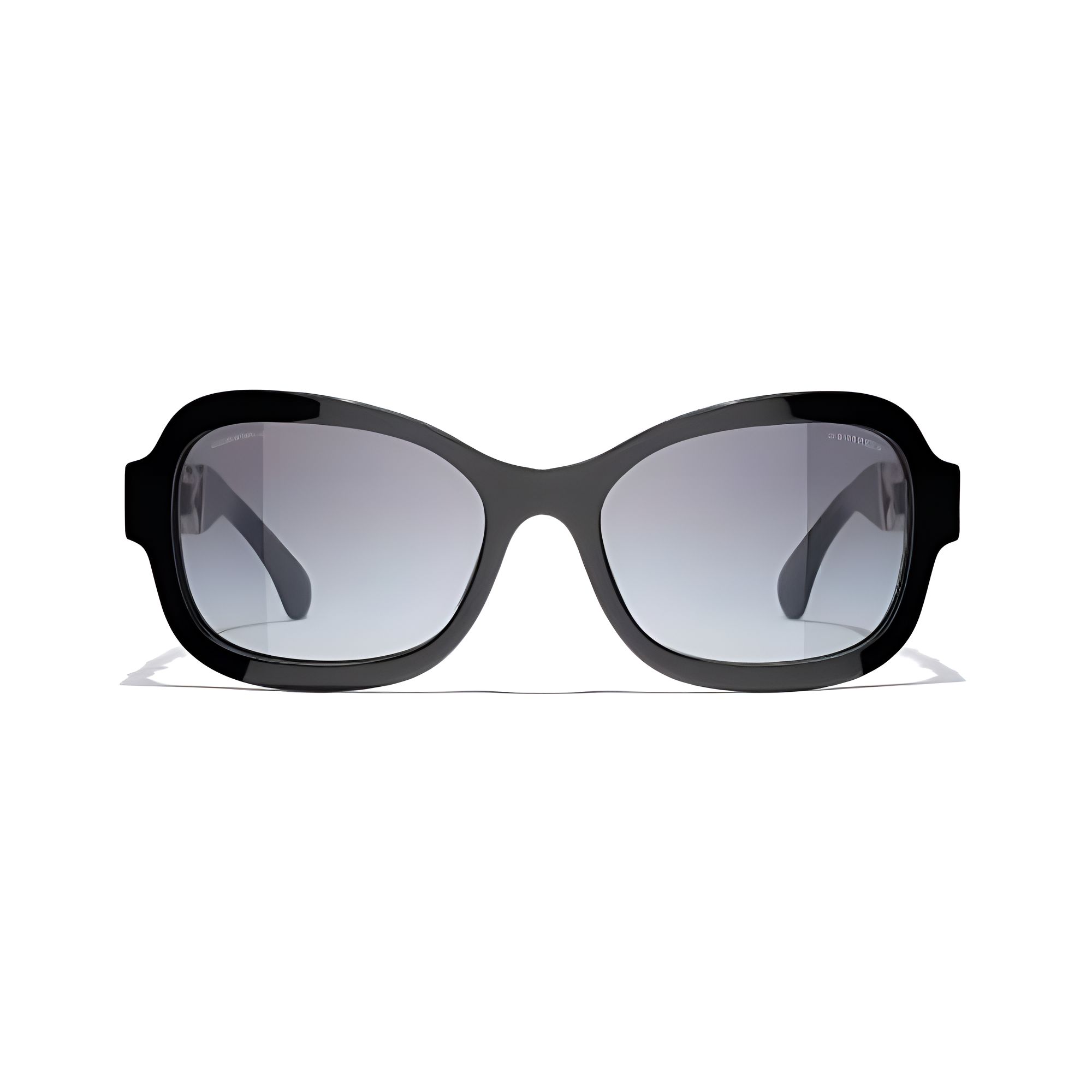 

Chanel Irregular Frame Sunglasses With Chain Decoration Women sunglasses Black CH5465QC622S6 Black,55
