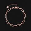 KRKC Sexy Women Jewelry Heart Initial Boho Beach Ankle Bracelet Layered Foot Chain Infinity Love 14 Karat Gold Anklet Cuban Link