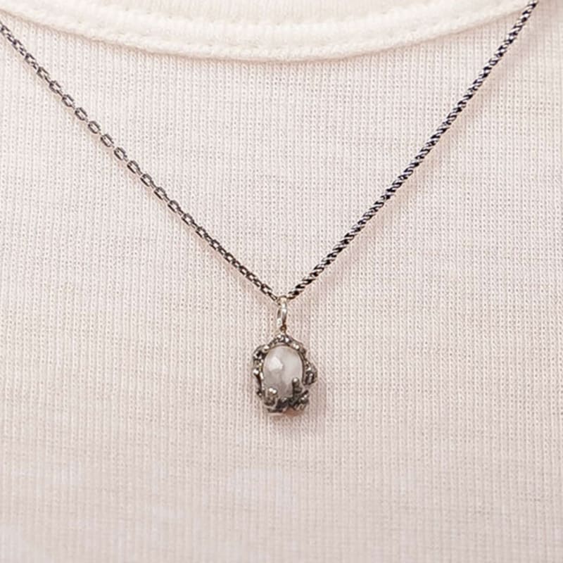 HARANG HR 215N_Howlite Necklace