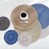 Concise Round Linen Braided Cup Coaster Heat Insulated Bowl Plate Place Mat