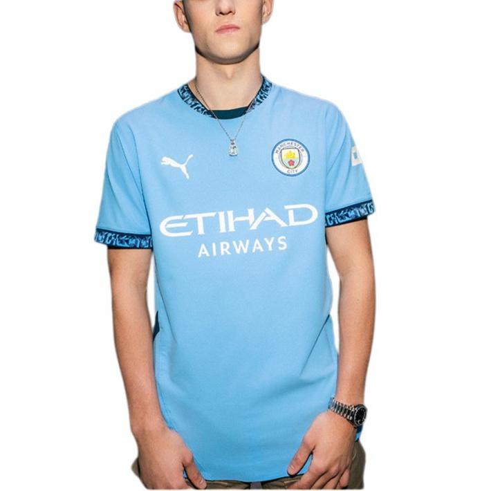 PUMA Manchester City 24/25 Home Replica Jersey 'Blue' Men's 775075-01