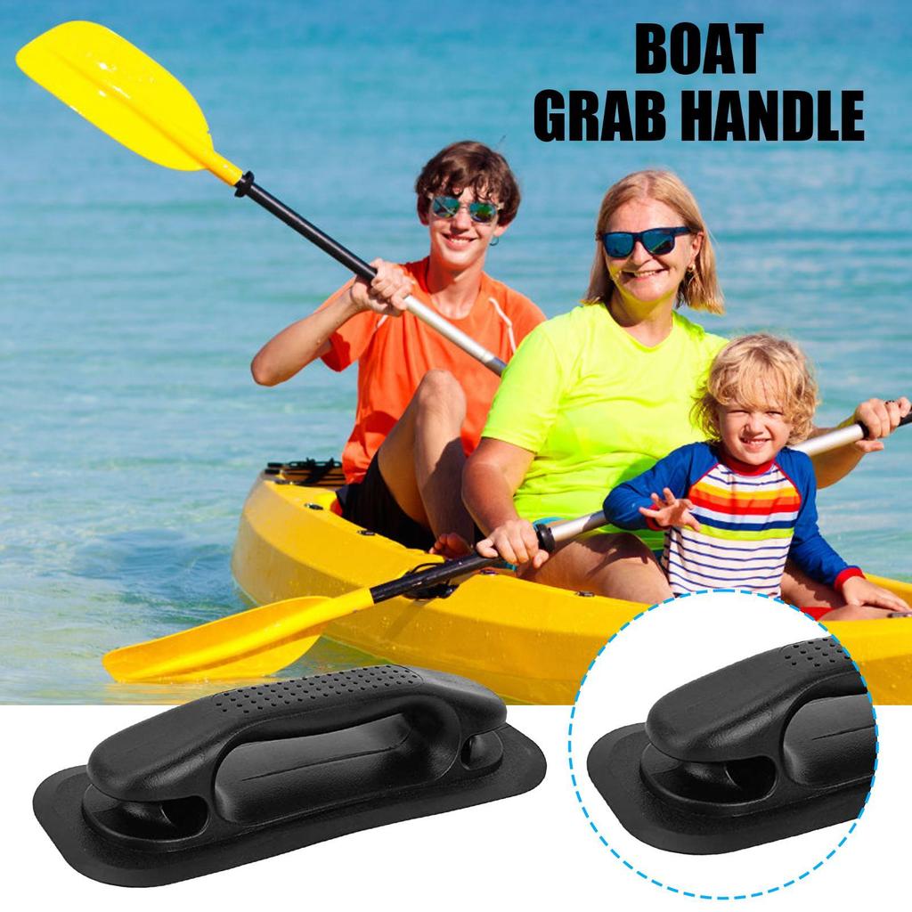 2pcs Kayak Boat Handle Grab Inflatable Boat Dinghy Raft Side Mount Handle Pad Handle Craft Parts Kayak Fishing Boat Accessories
