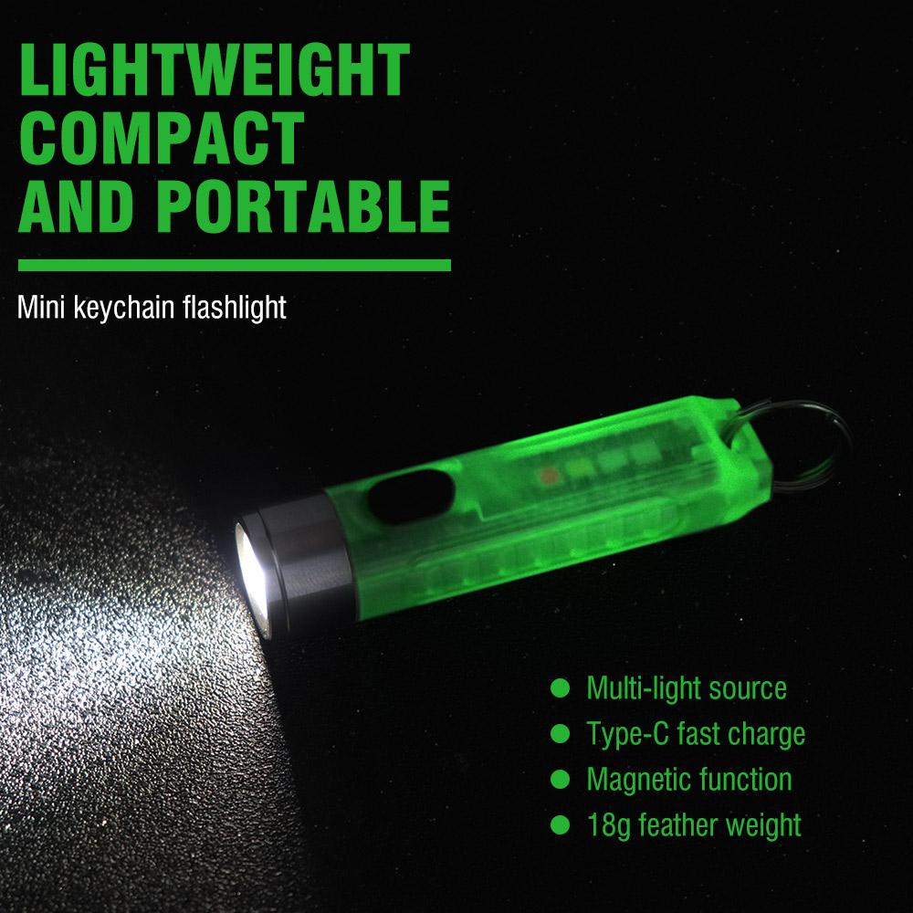 Mini LED Flashlight Keychain Flashtorch High Powerful Portable Ou Tdoor Lighting