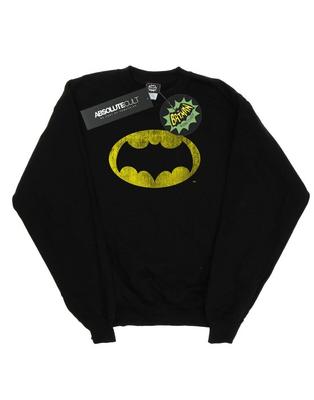 Mens Batman TV Series Distressed Logo Sweatshirt