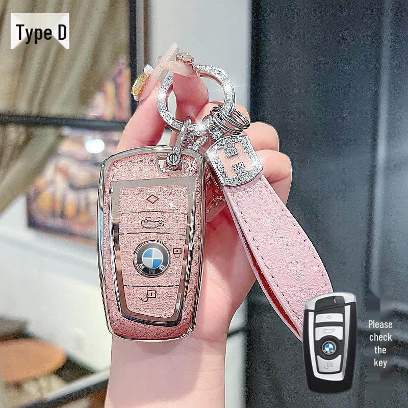 Compatible Key Cover for BMW: 5, 3, 7, 1 Series & X1, X2, X3, X5, X6, X7 Models (530, 525, 320li)