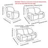 Waterproof Recliner Sofa Cover Non-slip Sofa Covers For Living Room Single Sofa Chair Couch Cover Home Armchair Covers