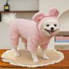 Autumn Winter Four-Legged Clothing Pet Velvet Cat Dog Coat Accessories Teddy Bichon Frise Corgi
