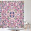 Bohemian Style Shower Curtain Printed Modern Nordic Mandala Flowers Polyster Bathroom Curtain with Hooks Home Decor Curtain