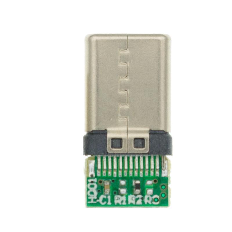 11pcs Receptacle Adapter to Solder Wire & Cable USB 1.1 Type C Connector 11 Pins Male/Female Socket 11 Pins Support PCB Board