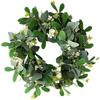American Imitation Wreath Large Eucalyptus Wreath Butterfly Wreath Decorative Eucalyptus Leaf Door Knocker Green