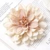 3Pcs Artificial Snowy Flower 11cm Silk Flower Head Home Decoration Wedding Decor DIY Bridal Chest Flower Party Accessories