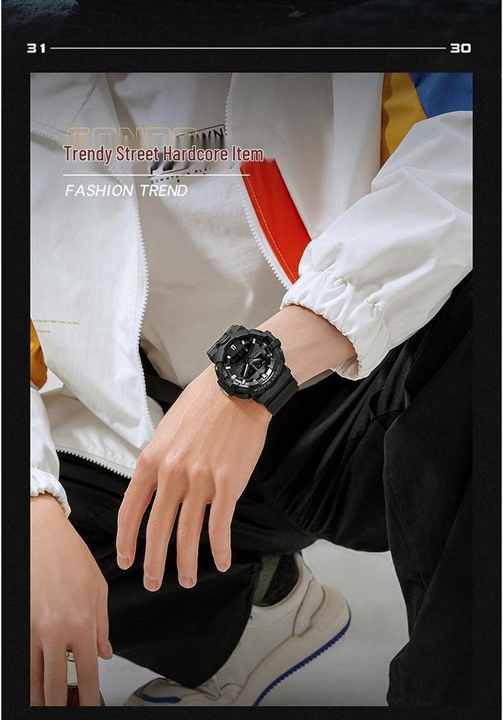 Sanda Luminous Unisex Multifunctional Casual Electronic Watch