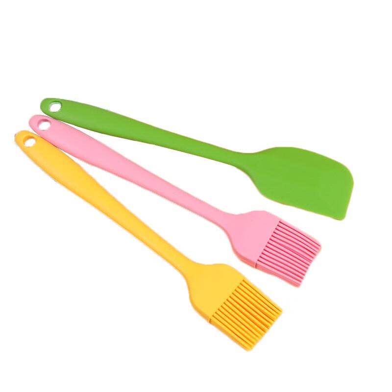 High-Temperature Silicone Oil Brush & Scraper Set