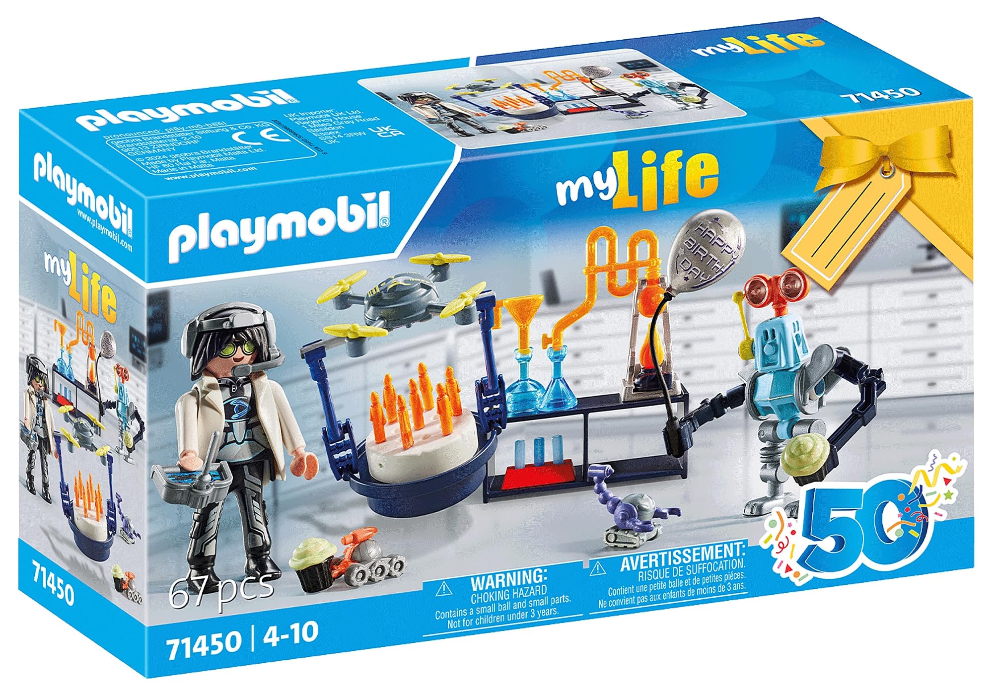 Playmobil 50-летний юбилей Исследователь и робот 71450
