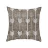 Nordic Simple Black and White Geometric Pillowcase Casual and Fashionable Fabric Home Bedside Sofa Waist Cushion Cover