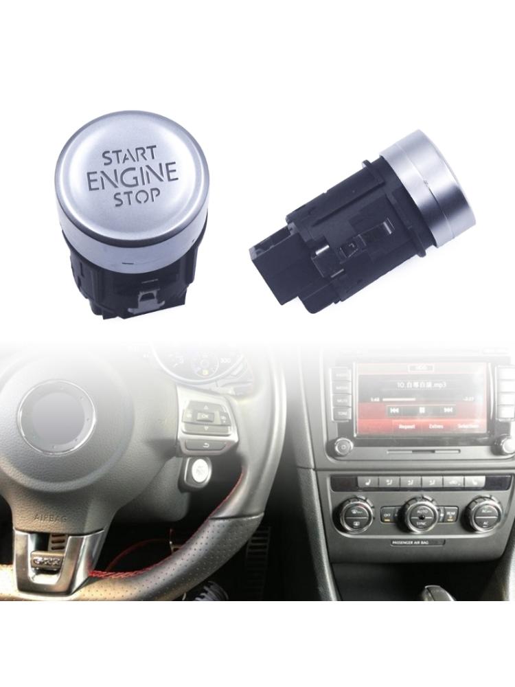 Comutator fără cheie cu buton de apăsare a motorului de mașină pentru Golf 7 MK7 5G1959839A 5Q1959839 5GG959839 Pornire aprindere pornire întrerupător de oprire