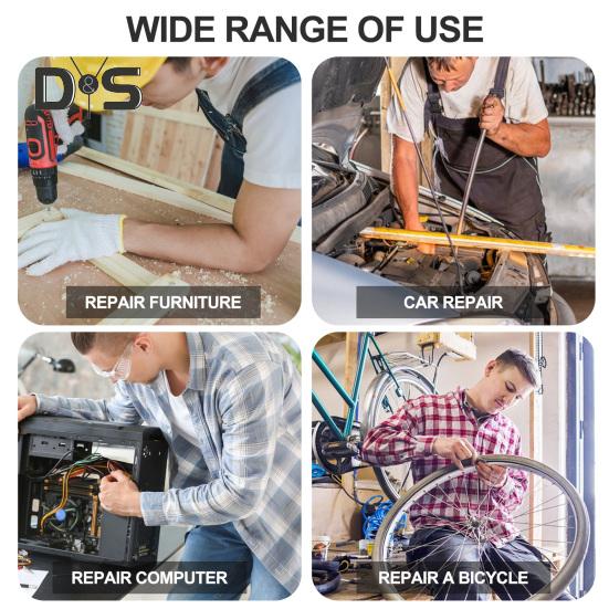 Super Bit Flexible Drill Bit Extension Lightweight Portable Widely Used Universal Soft Drill Bit Extension Screwdriver Attachment