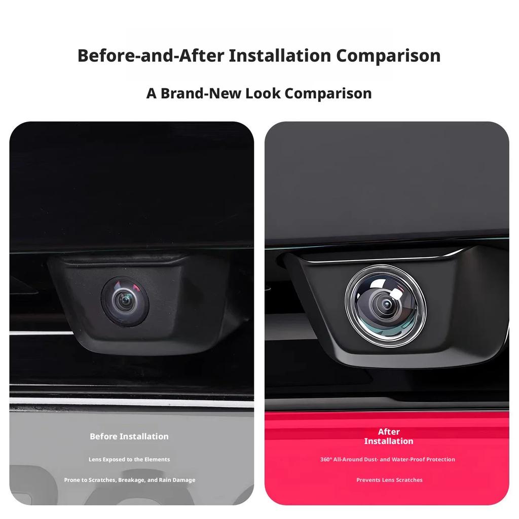 Car Front and Rear Camera Protective Cover, Rain, Sand and Stone Collision Protective Cover, Reversing Protective Equipment