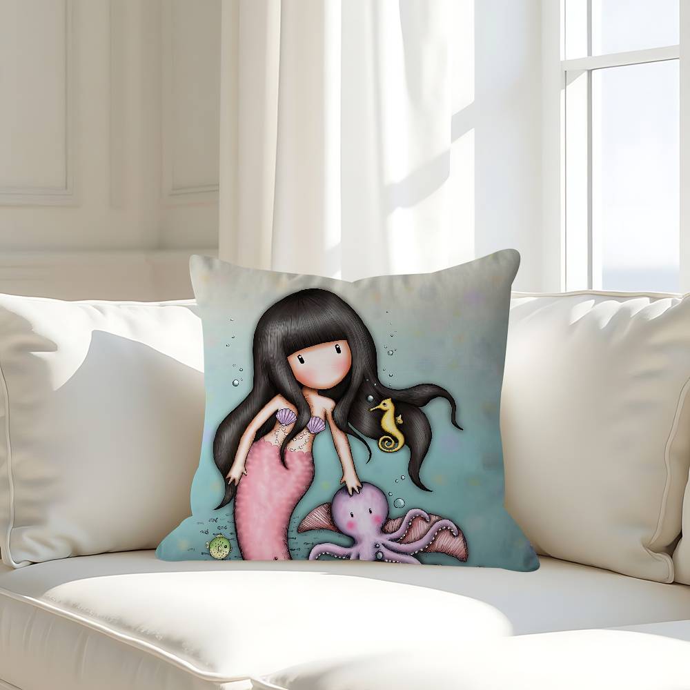 Niedliche G-Gorjusses S-Santoro Ahornblatt-Design Kissenbezug Fröhliche Herbsternte Deko Feiertagsdeko Kissenbezug