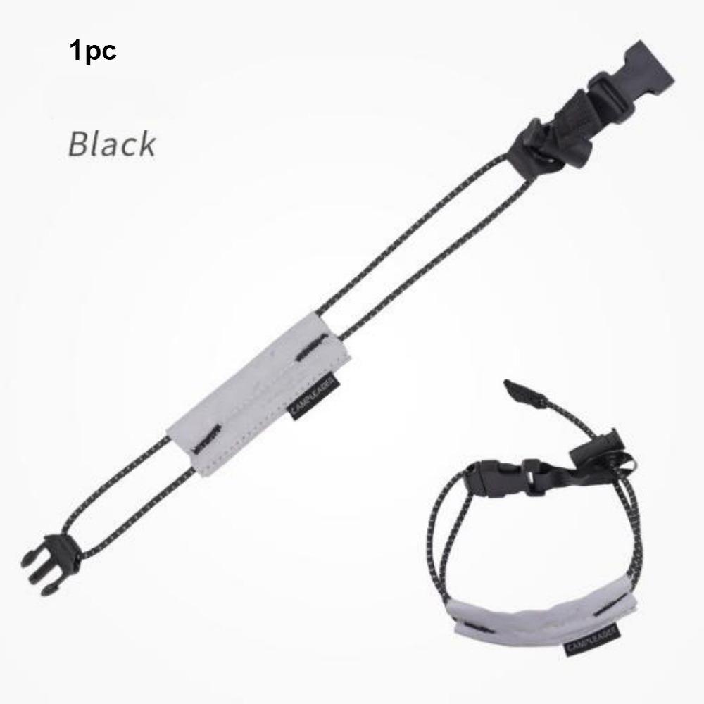 

New Adjustable Outdoor Bicycle Running Band 4 Colors 31cm Cycling Reflective Bands Tightly Arm Ankle Leg Safety Bands чорний