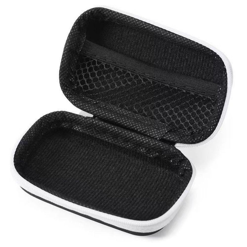 Hard EVA Fingertip Pulse Oximeter Bag Carrying Case Finger Pulse Oximeter Pouch Earphones