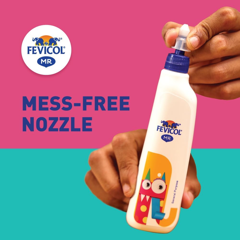 Fevicol MR Craft Glue 500 GM Multi Surface Adhesive for DIY Art & Craft, School Projects, Kids & Students Easy Use